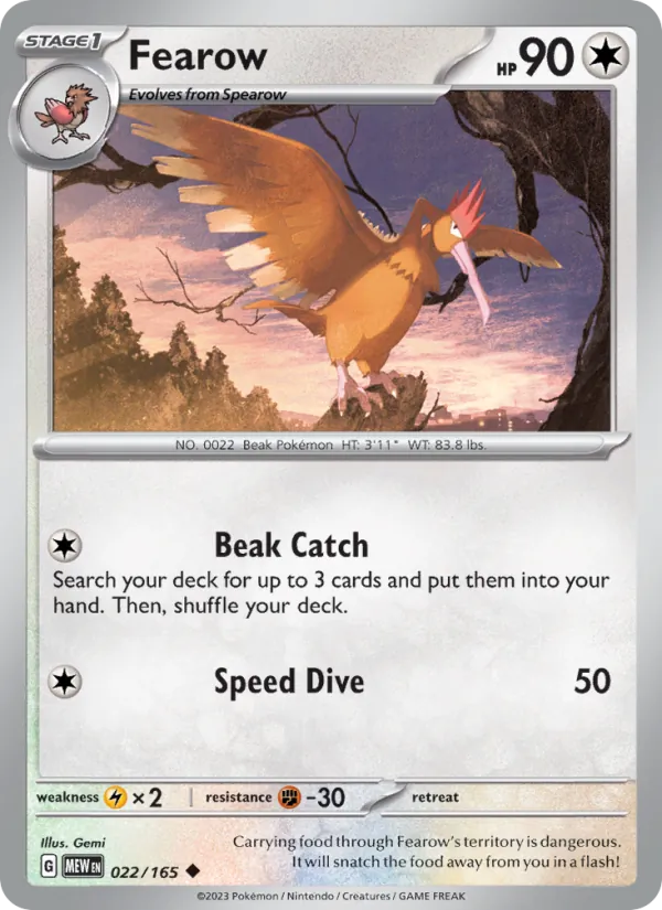 Fearow 022/165