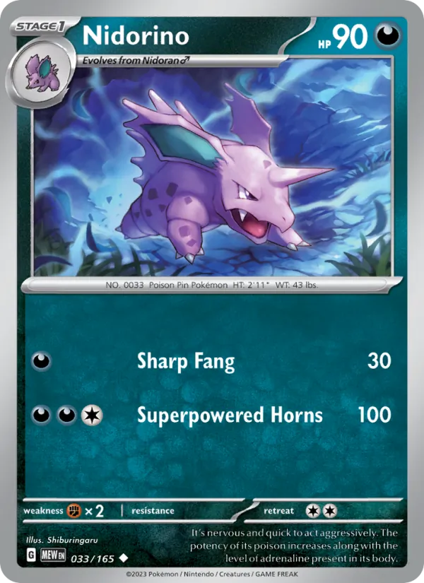 Nidorino 033/165