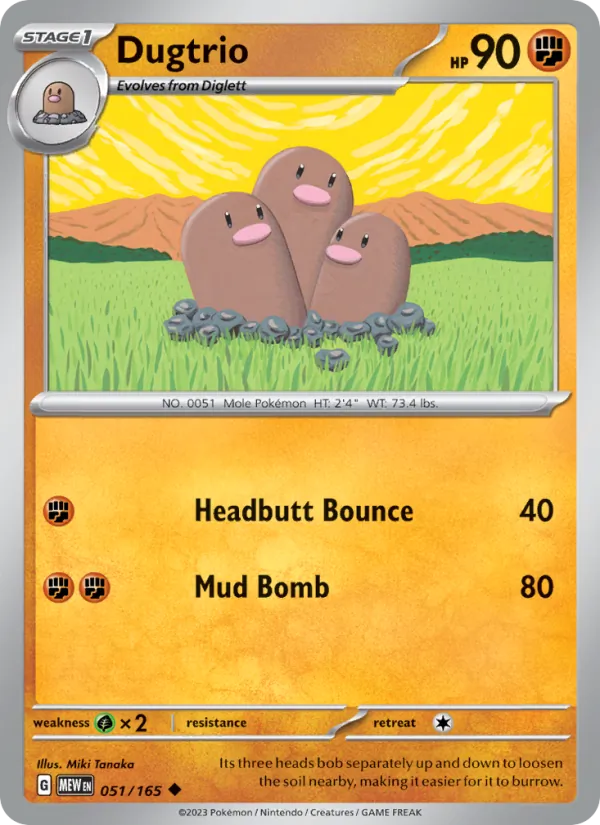 Dugtrio 051/165