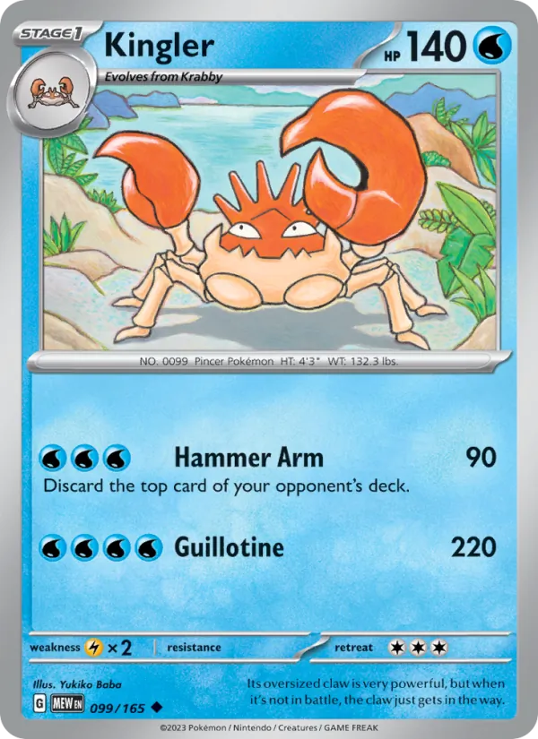 Kingler 099/165