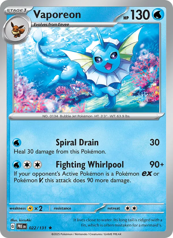 Vaporeon 022/131