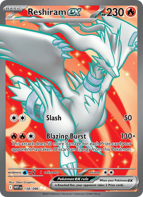 Reshiram ex 158/86