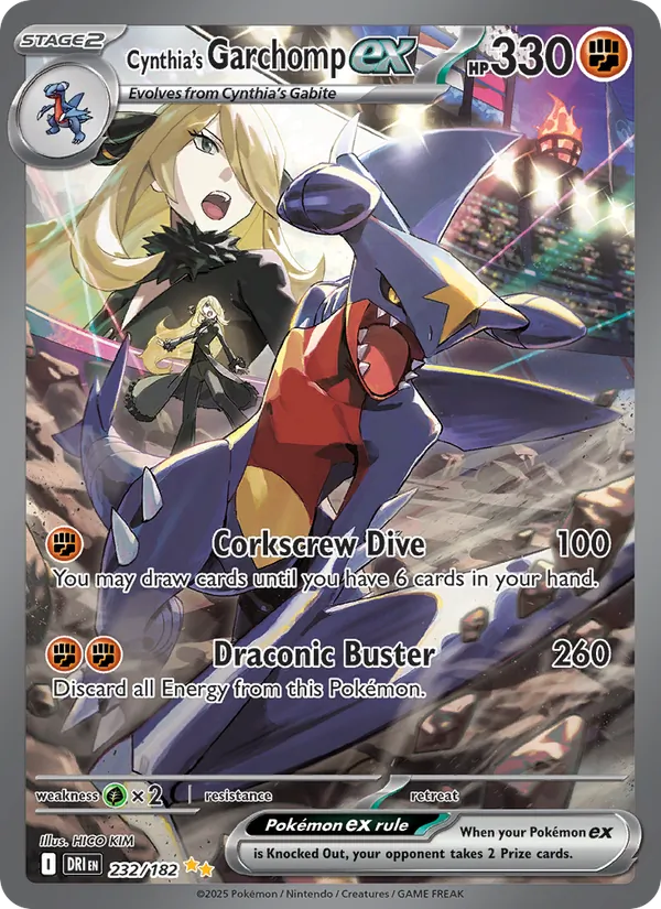 Cynthia's Garchomp ex 232/182