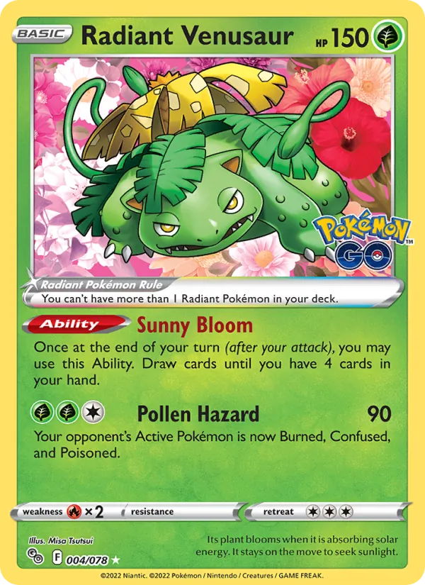 Radiant Venusaur 004/78
