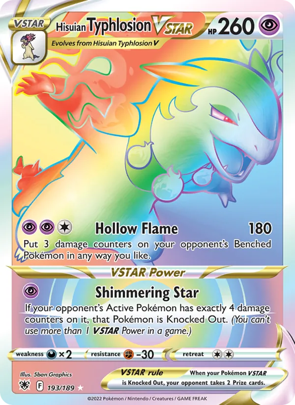 Hisuian Typhlosion VSTAR 193/189