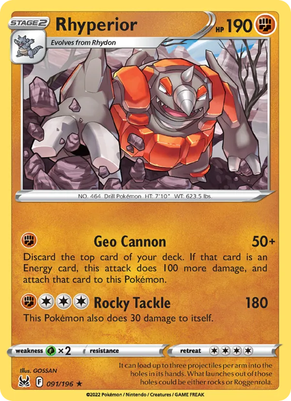 Rhyperior 091/196