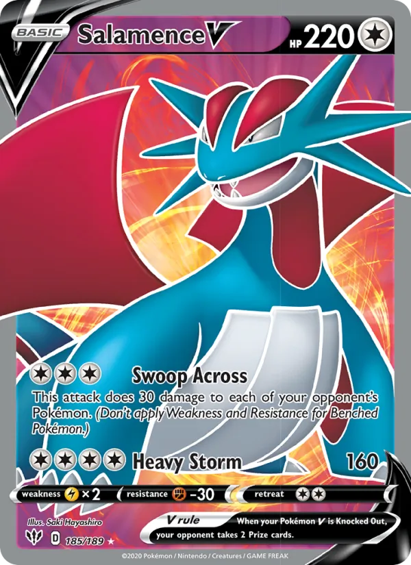 Salamence V 185/189