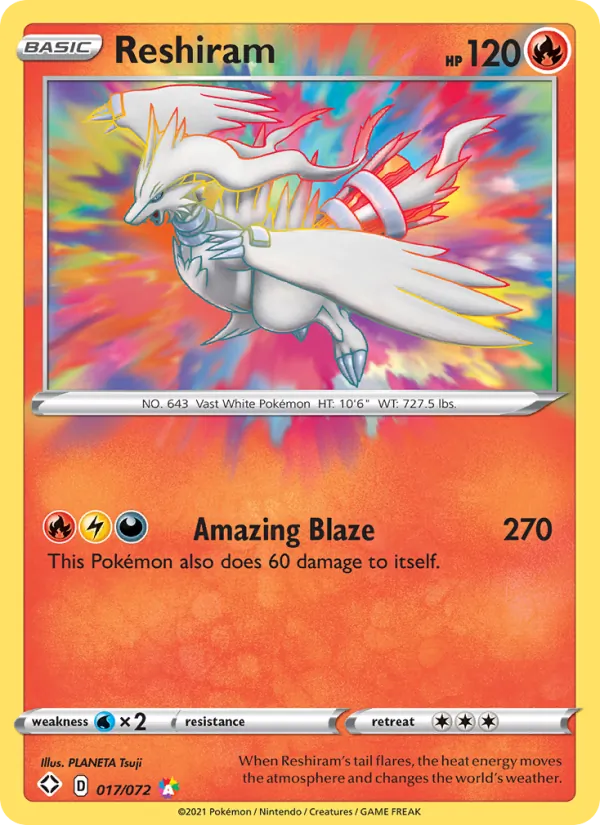 Reshiram 17/72