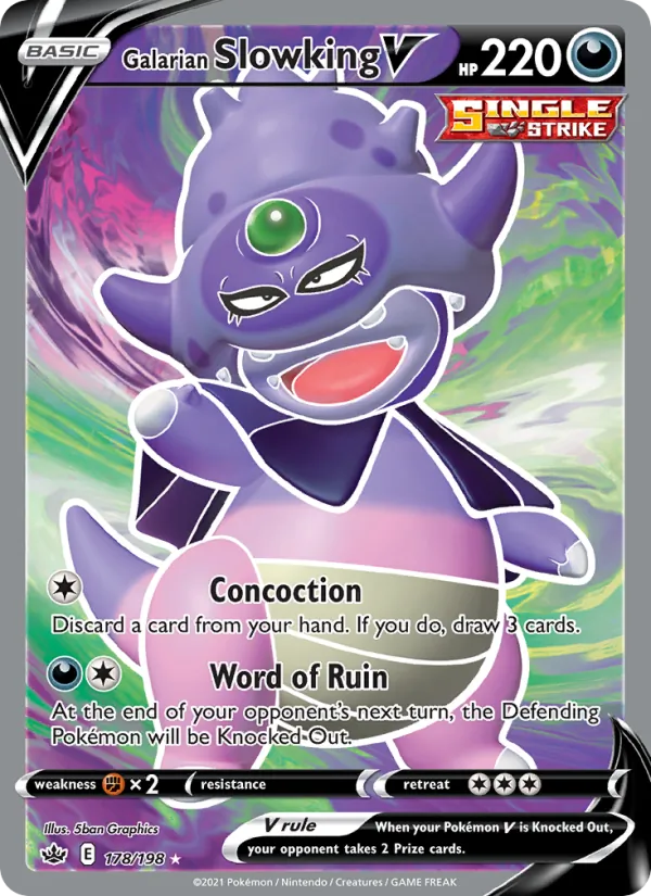Galarian Slowking V 178/198