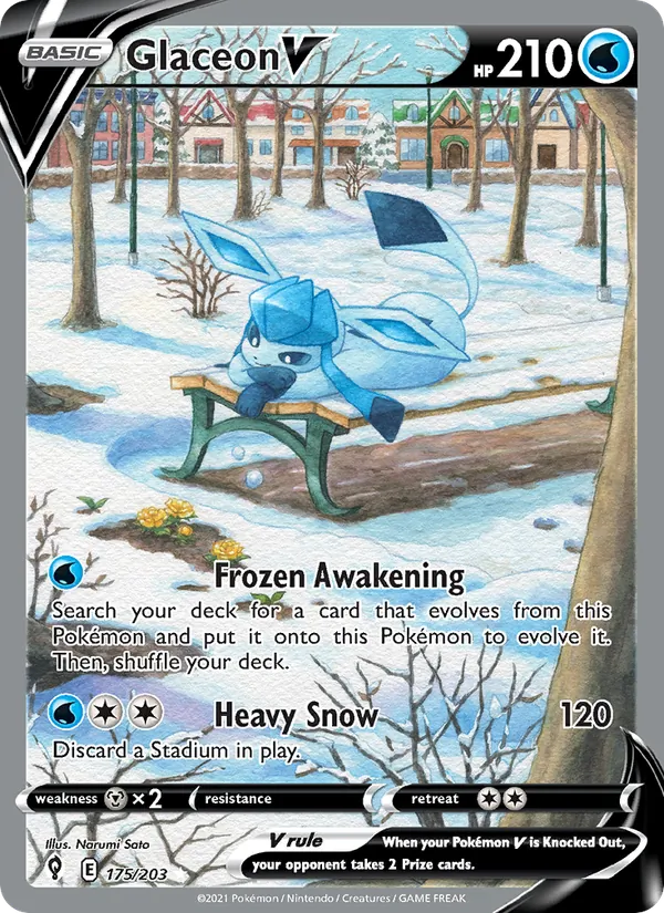 Glaceon V 175/203