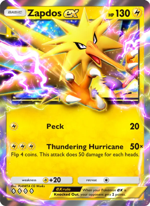 Zapdos ex 104/226
