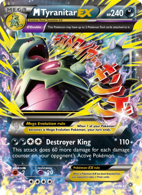 M Tyranitar EX 43/98